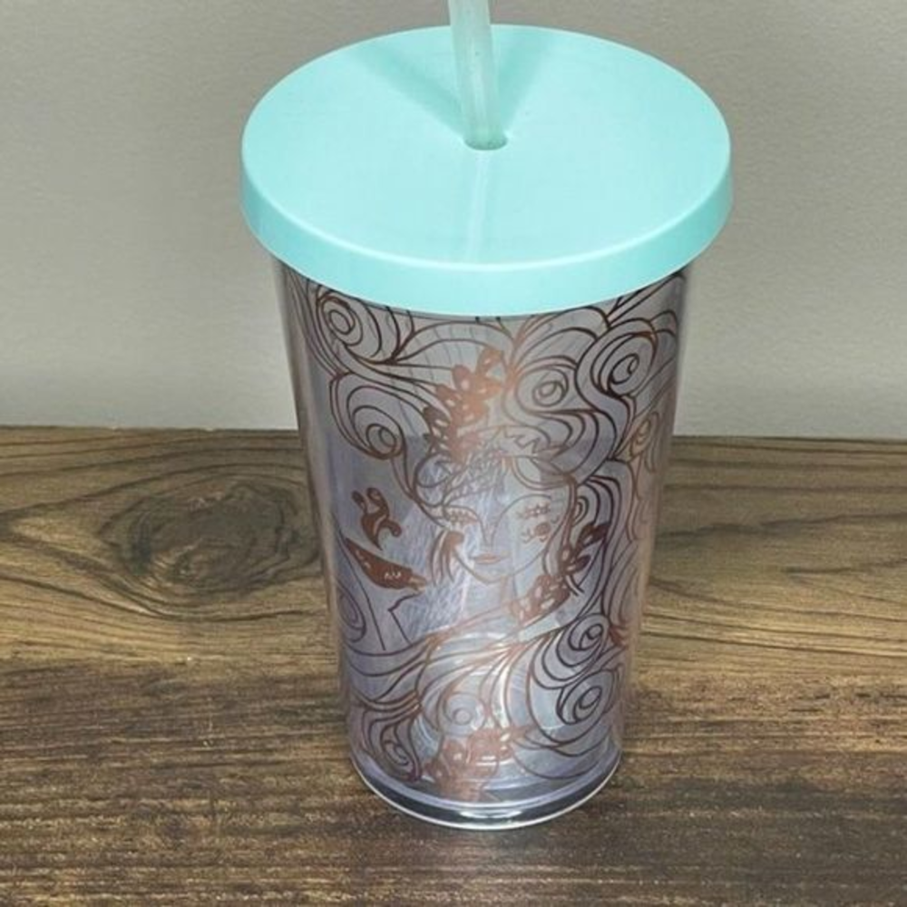 Starbucks Aqua Mermaid Tumbler Rare